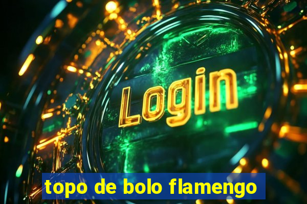 topo de bolo flamengo